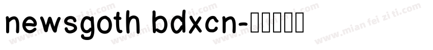 newsgoth bdxcn字体转换